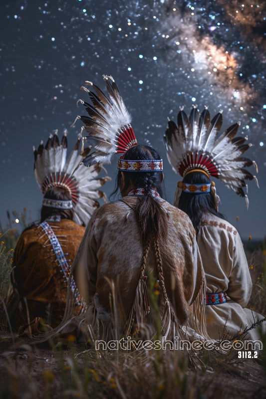 Guardians of the Sky Native American Canvas