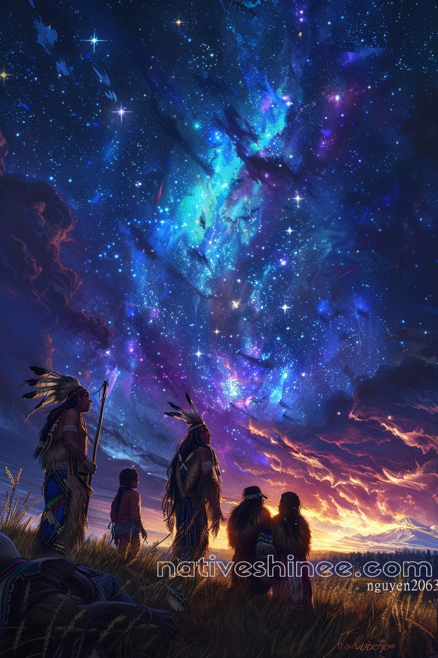 Belong To The Earth Native American Canvas