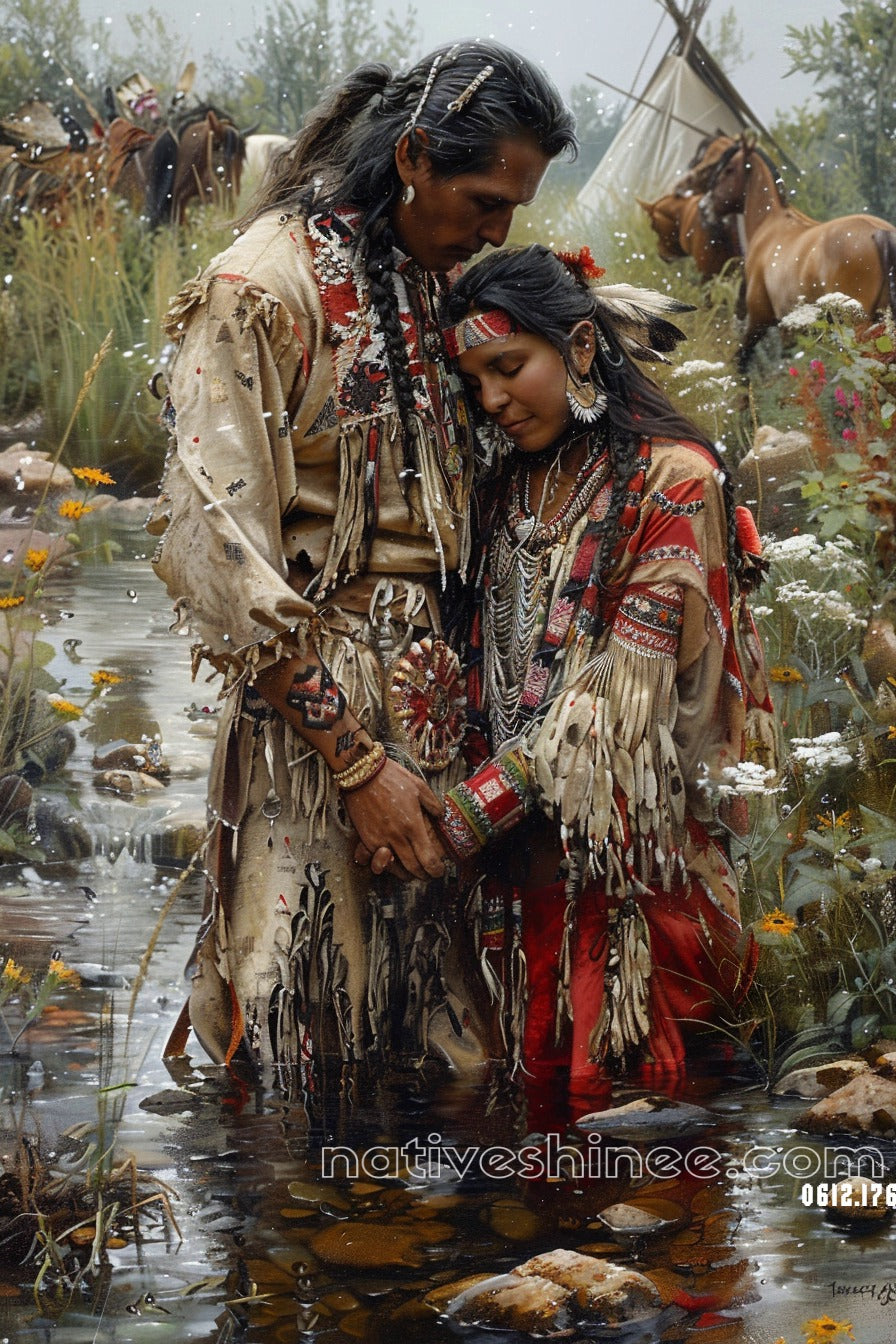 Traditional Harmony: Native American Canvas