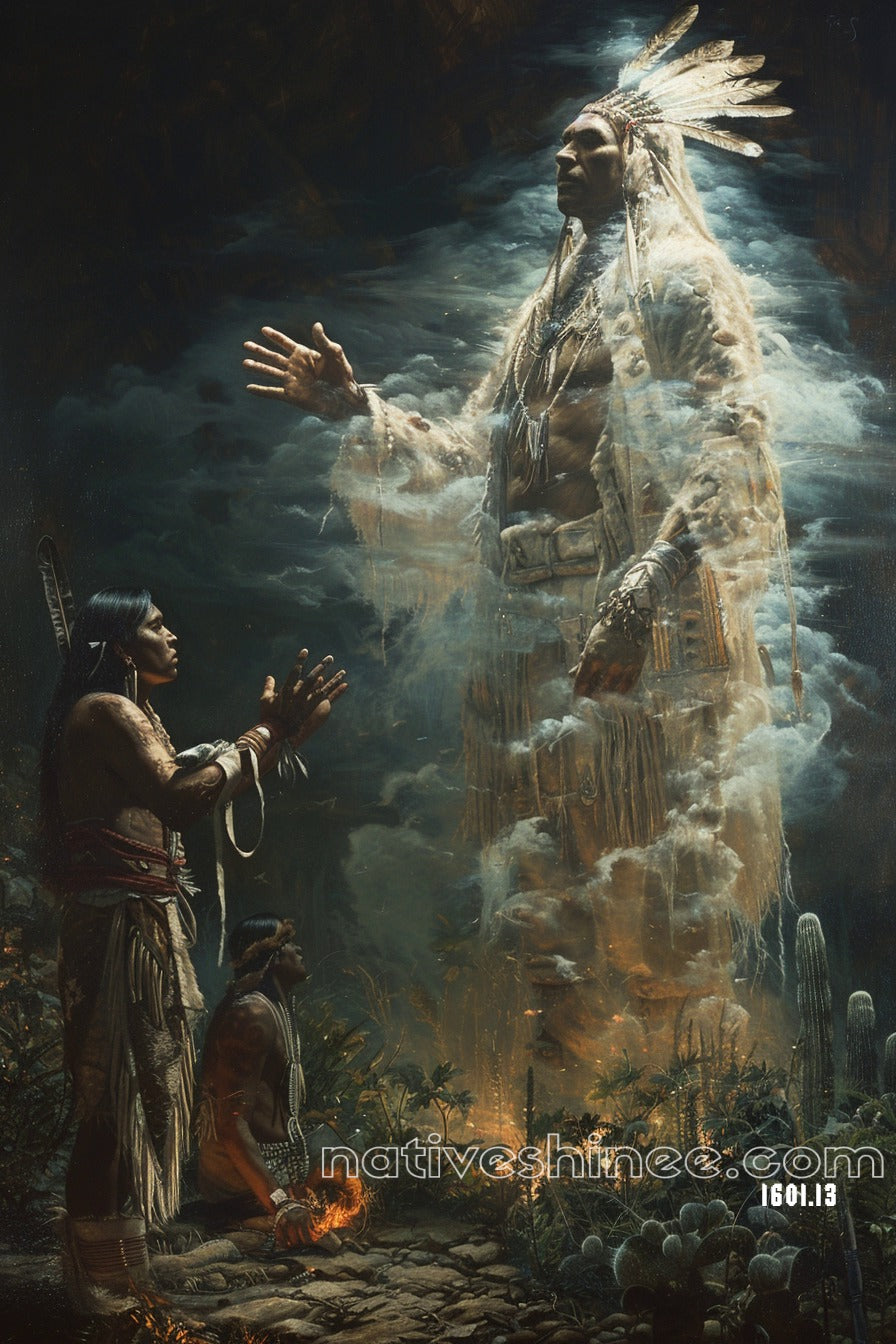 Vision of the Ancestors Native American Canvas