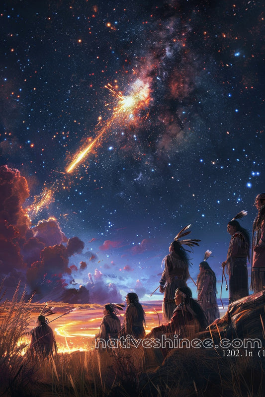 Tribal Serenity Native American Canvas