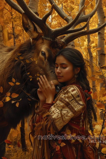 Joy Of Young Native American Canvas