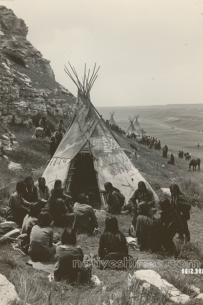 The Homeland of the Heart Native American Canvas