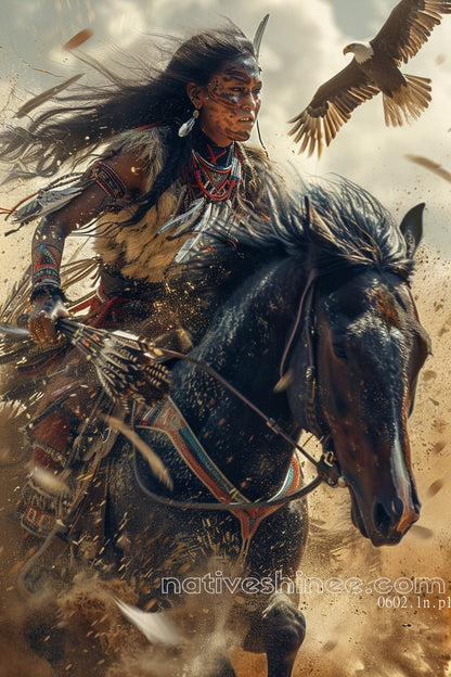 Dust and Glory Native American Canvas
