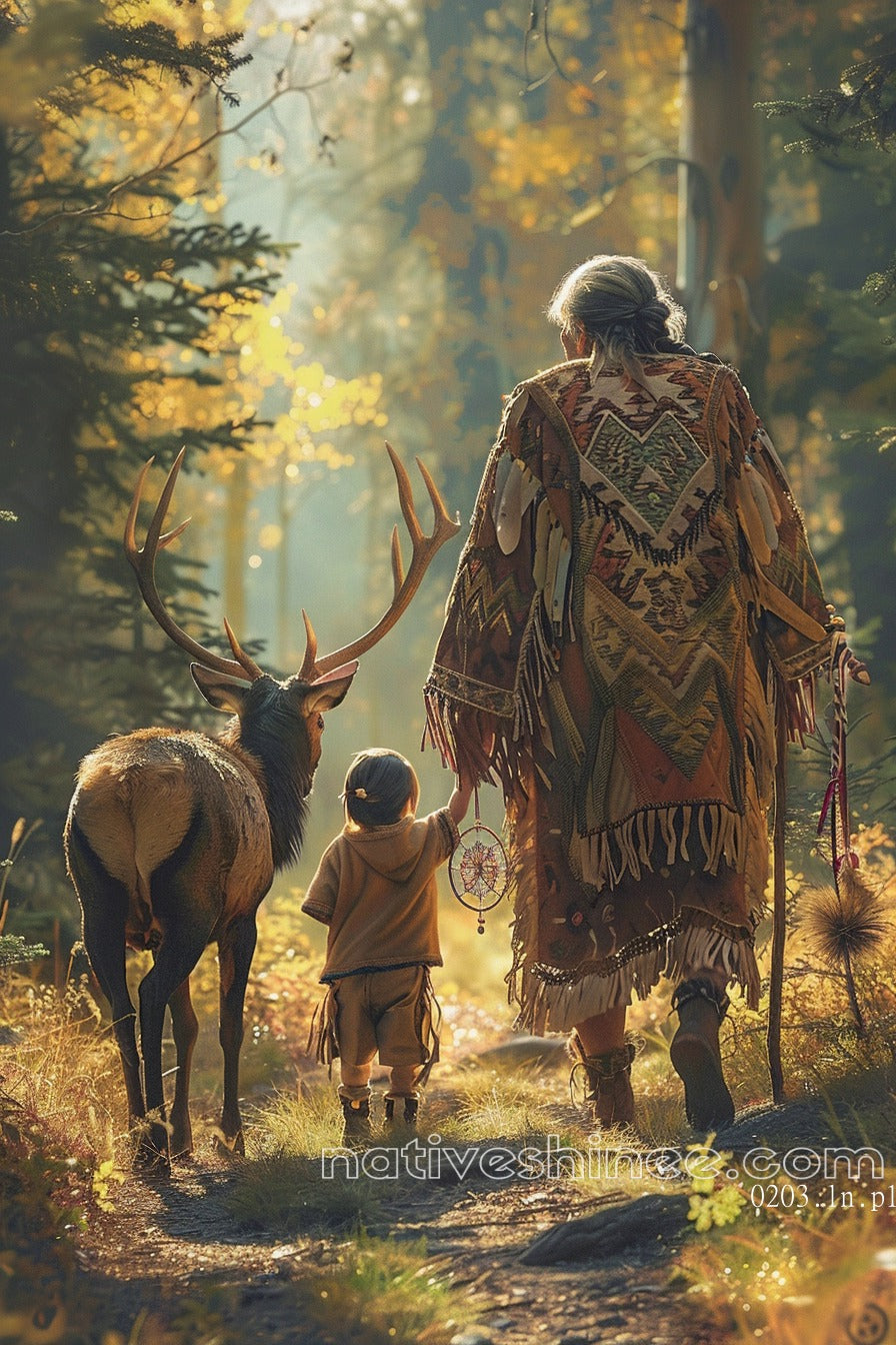 Life Lesson Native American Canvas