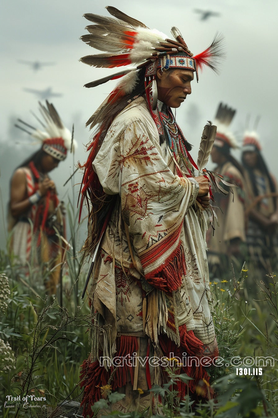 Spirit of the Ancients Native American Canvas