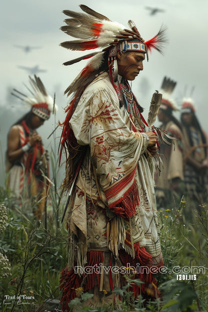 Spirit of the Ancients Native American Canvas