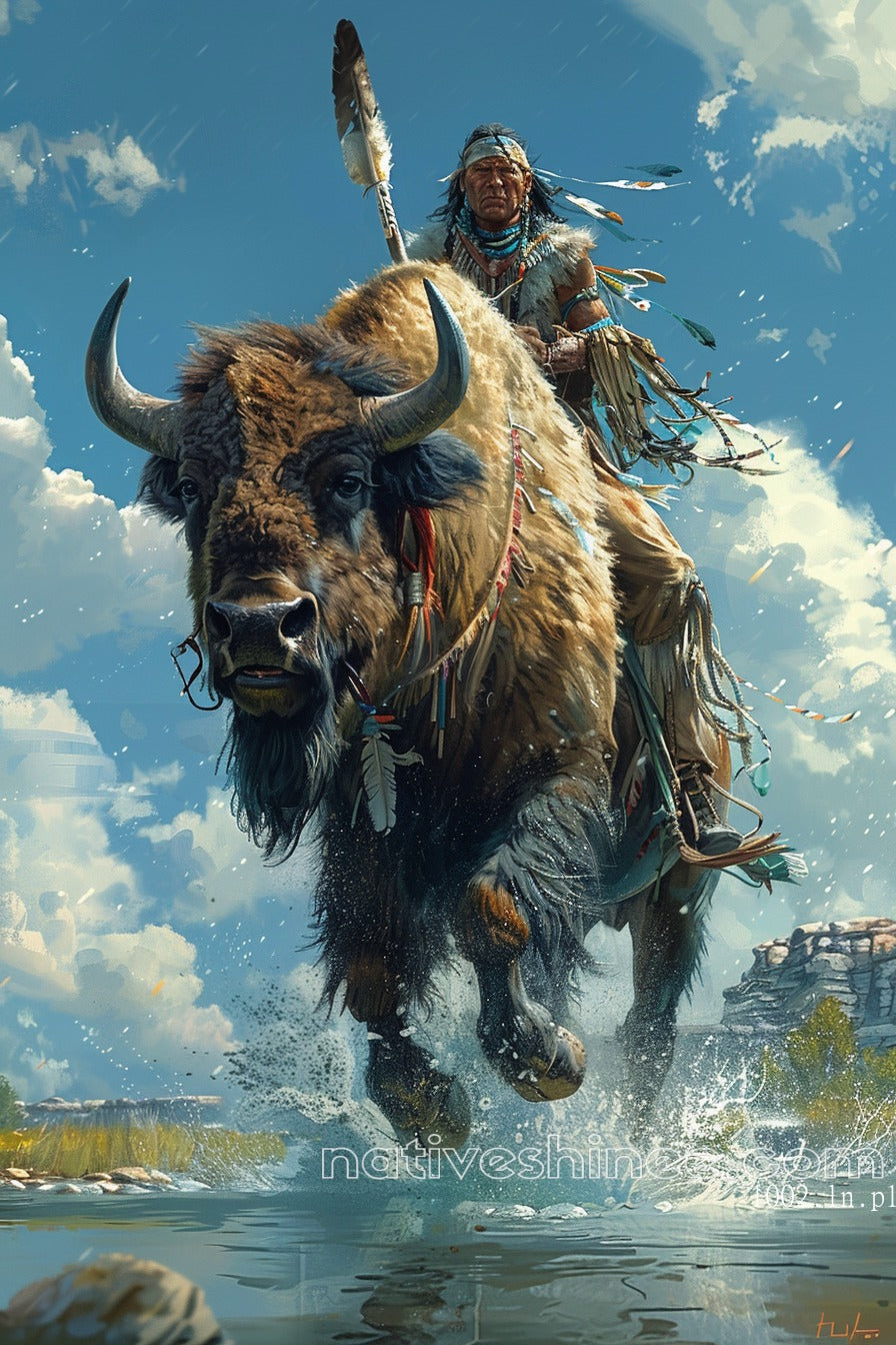 Good For Us Native American Canvas