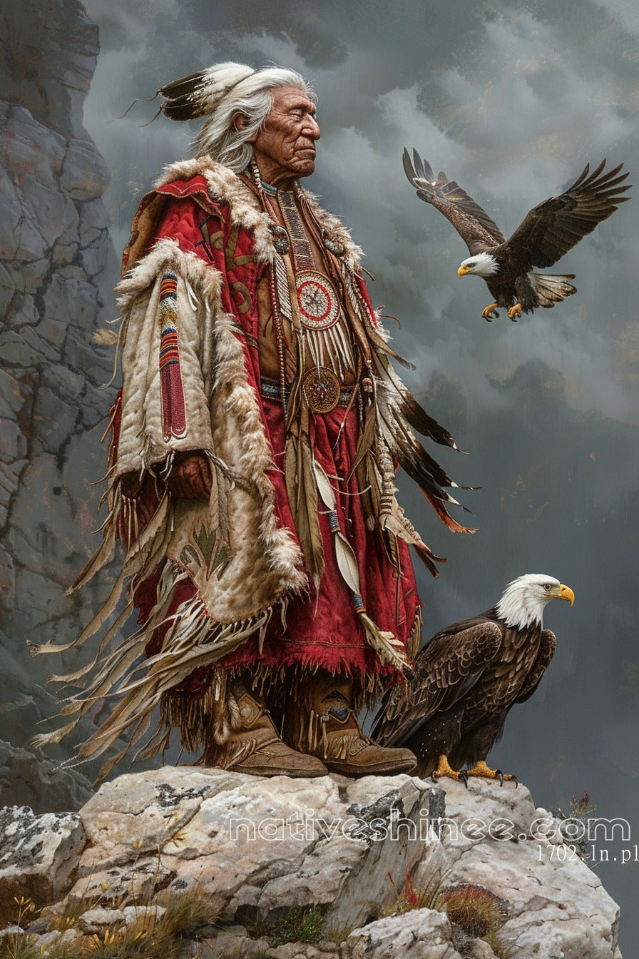 Light Of Hope Native American Canvas