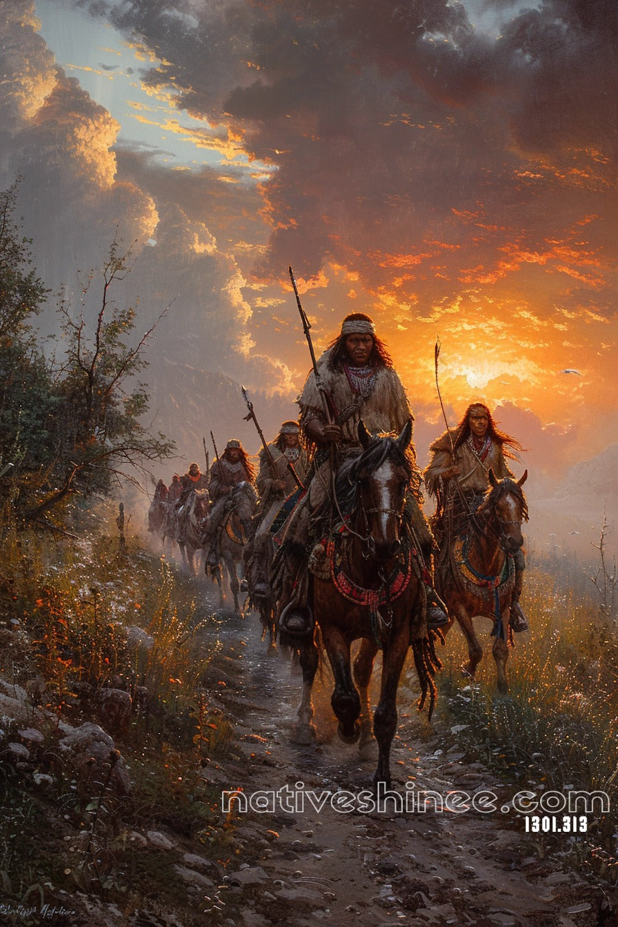 Strength Native American Canvas