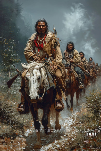 Going Up Native American Canvas