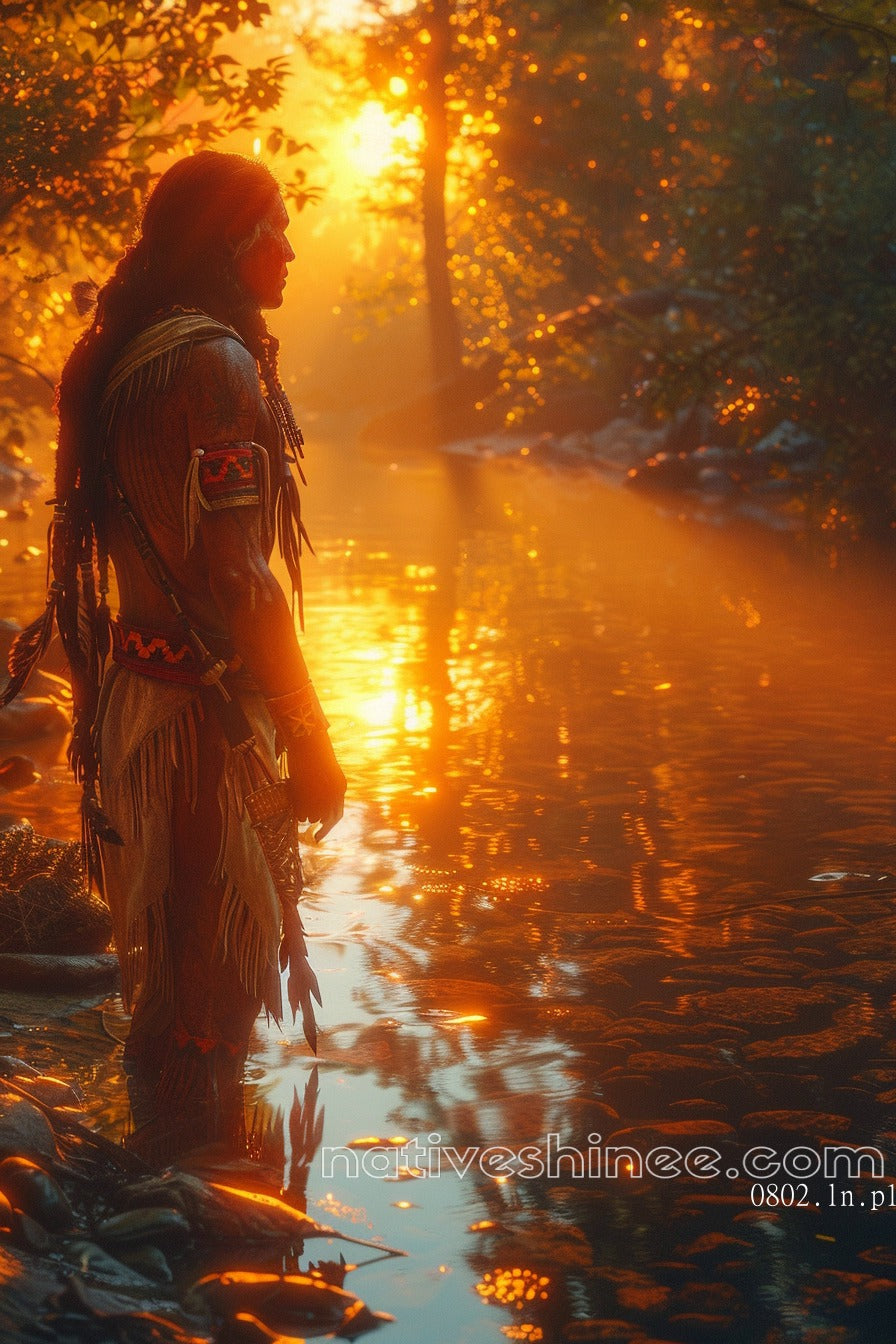 Rhythms Of Nature Native American Canvas