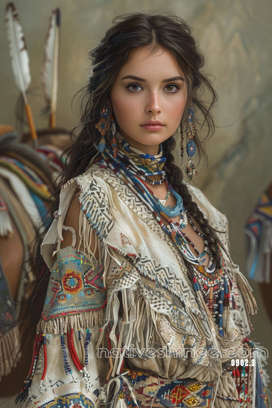 Stories Of Ancestors Native American Canvas