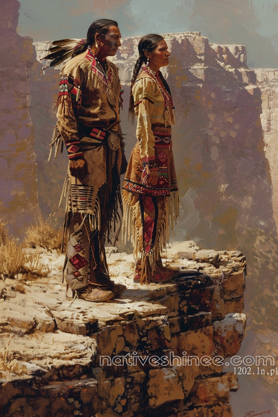 Edge of Eternity: Native American Canvas