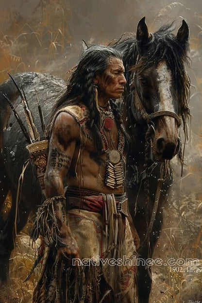 Loyal Companion Native American Canvas