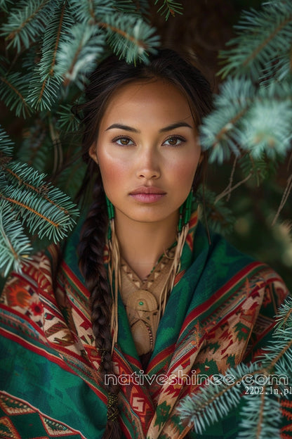 Spirit of the Forest Native American Canvas