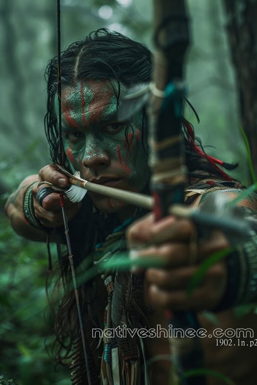 Silent Hunter Native American Canvas