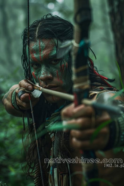 Silent Hunter Native American Canvas