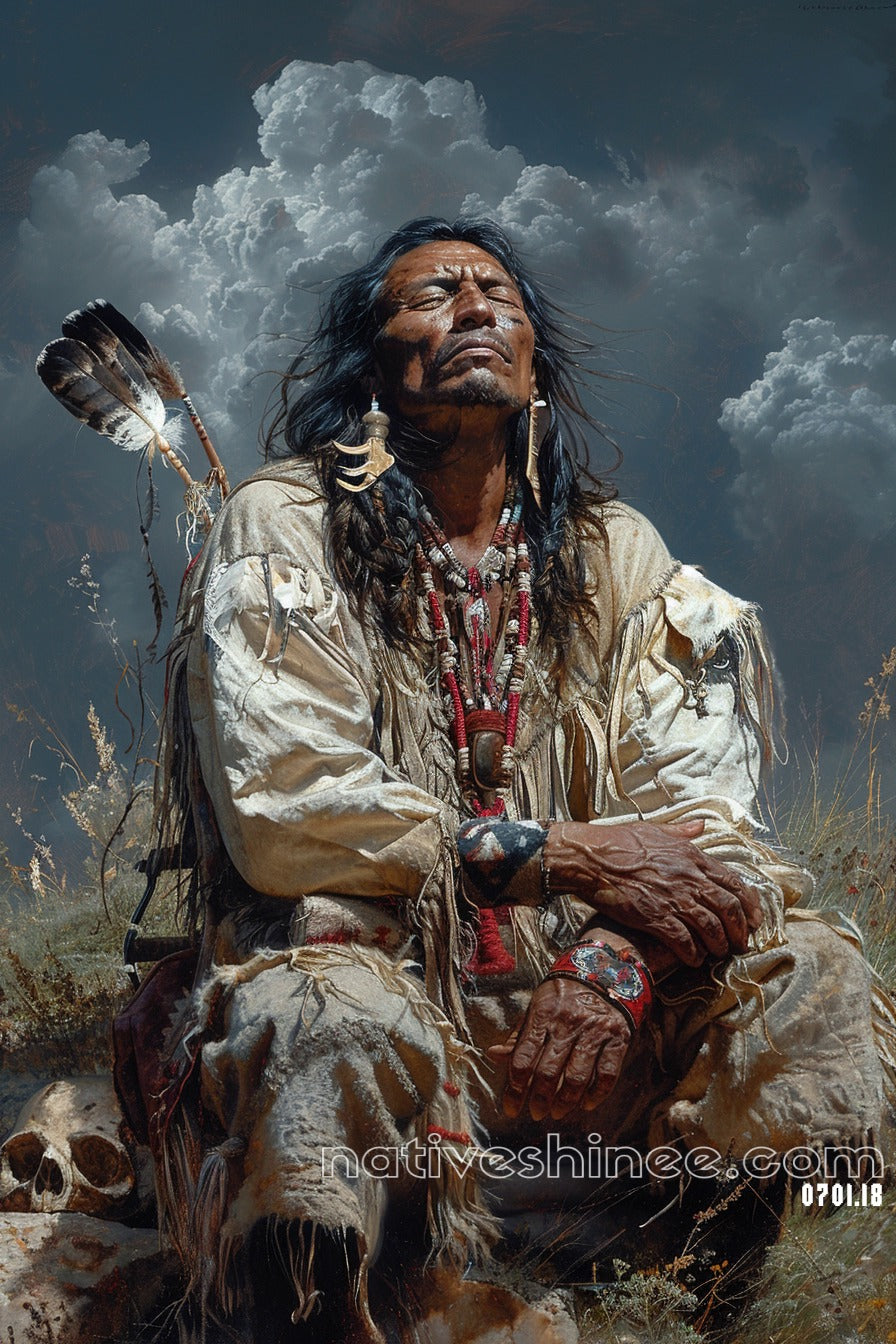 Spirit of the Ancestors Native American Canvas