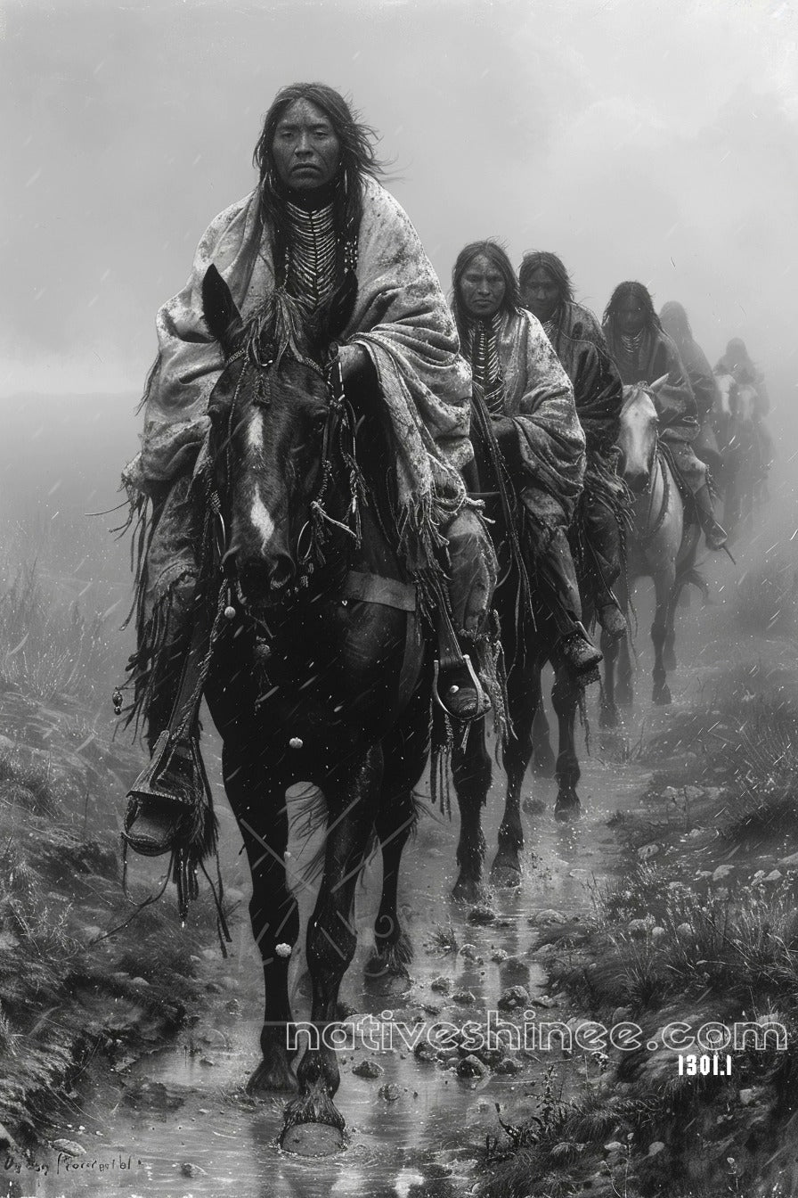 Endless Journey Native American Canvas