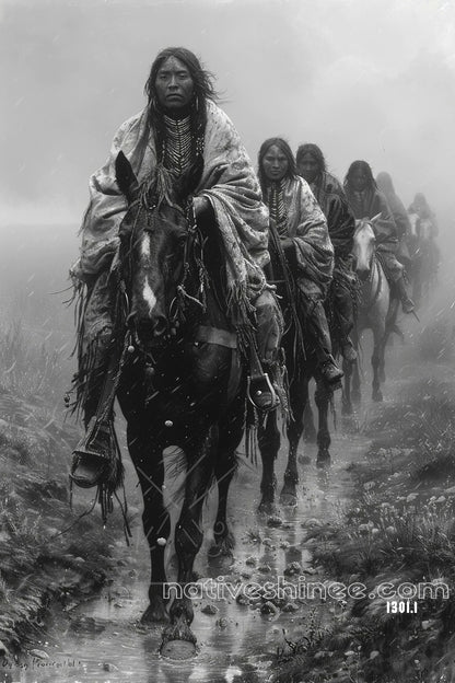 Endless Journey Native American Canvas