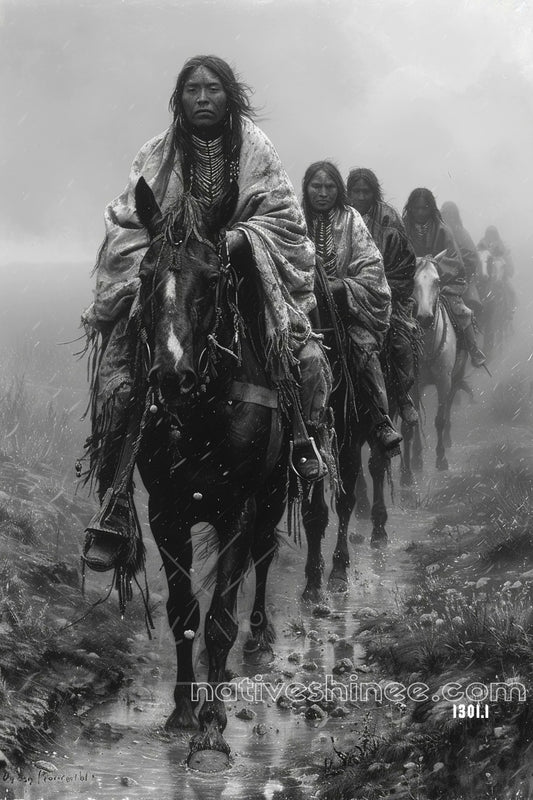 Endless Journey Native American Canvas