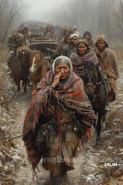 Ancestral Strength Native American Canvas