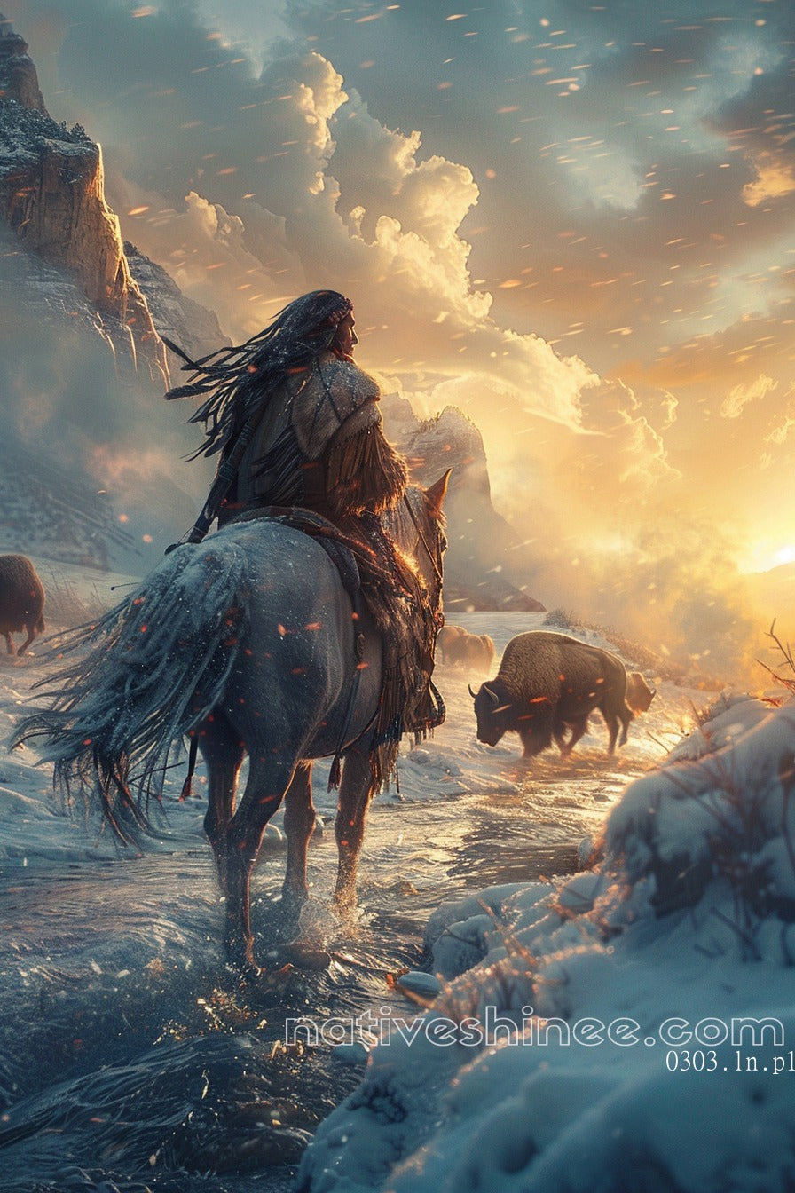 The Path Native American Canvas