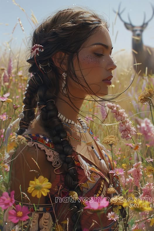 Whisper of the Wild Native American Canvas