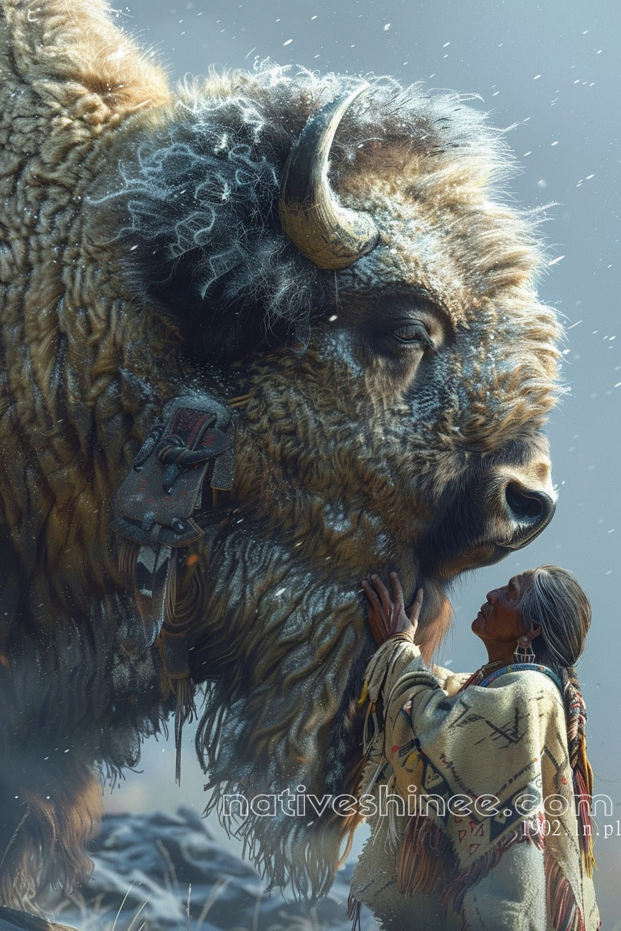 Sacred Bond: Native American Canvas