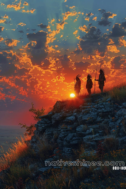 Victory's Glow Native American Canvas