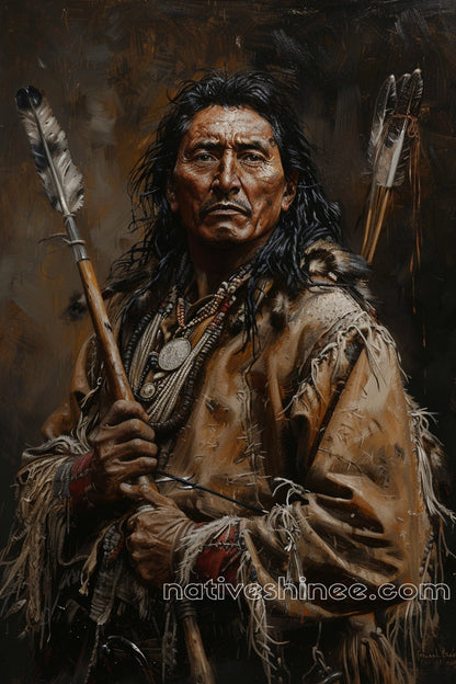 Inner Strength Native American Canvas