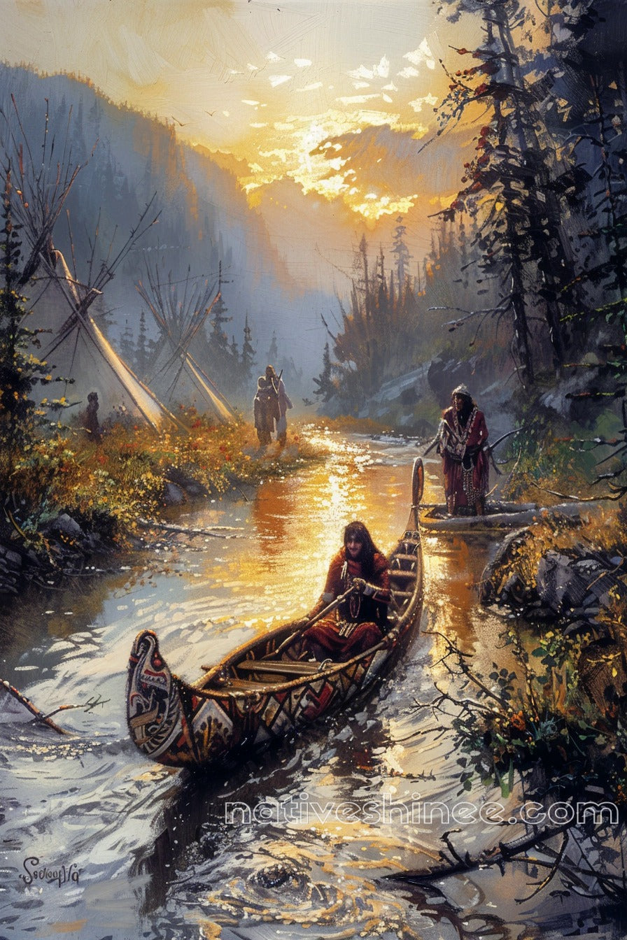 Beyond the Horizon: Native American Canvas