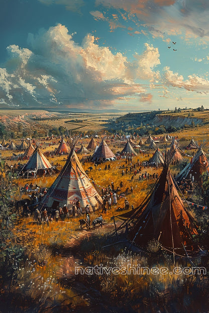 The Gathering: Native American Canvas
