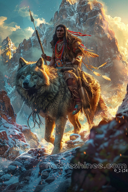 Emotional Impact Native American Canvas