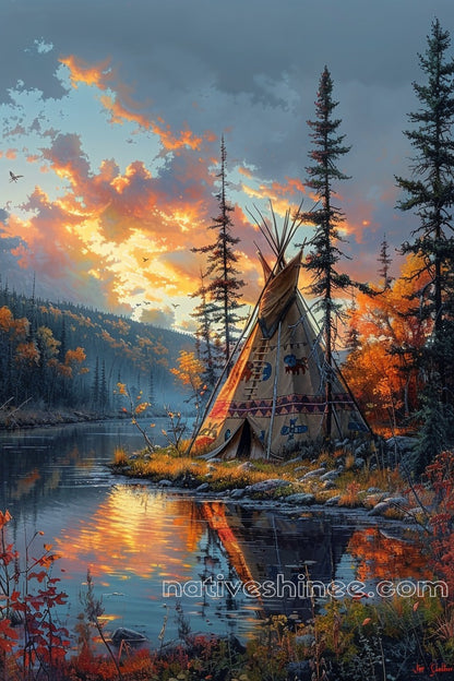 Spirit of the Land Native American Canvas