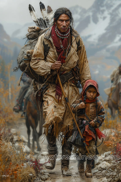 Strength Forged Native American Canvas