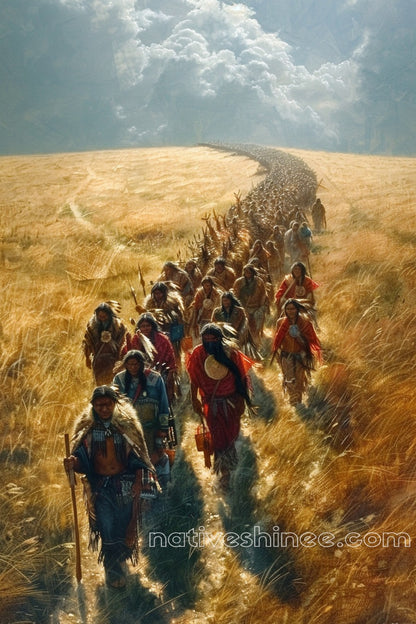 Under the Open Sky Native American Canvas