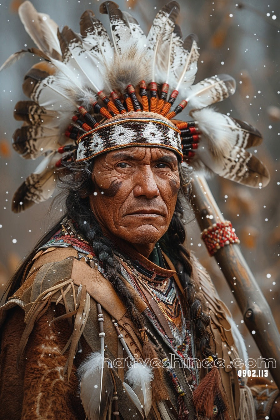 Guardian of the Ancestors Native American Canvas