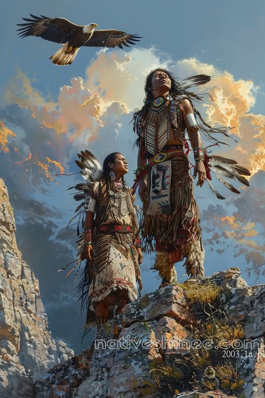 Guardians of the Sky Native American Canvas