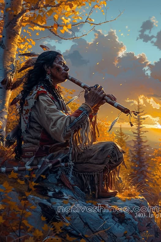 Music Speaks Native American Canvas