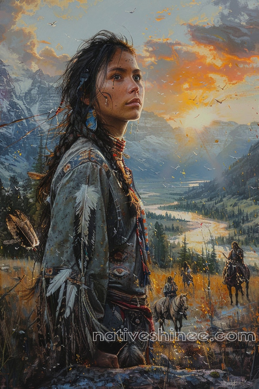 Spirit Rising Native American Canvas