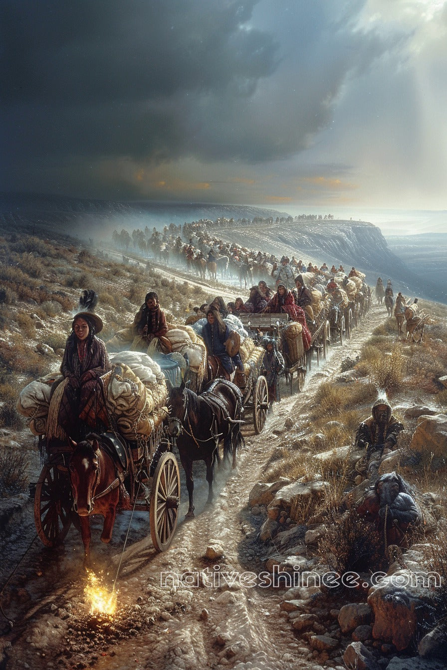 Spirit of Survival Native American Canvas