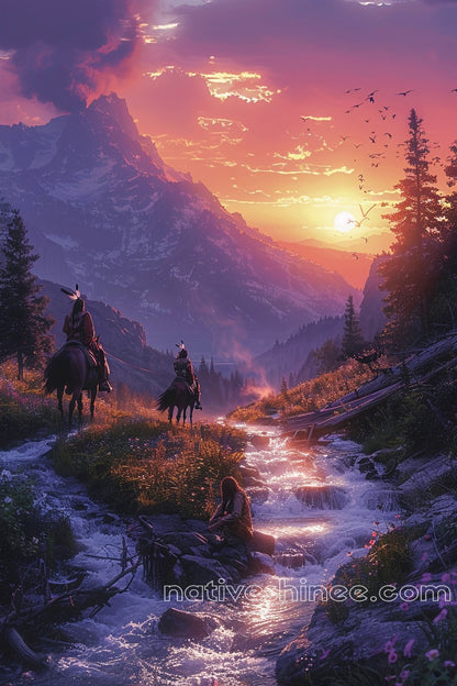 Between Sky and Earth: Native American Canvas