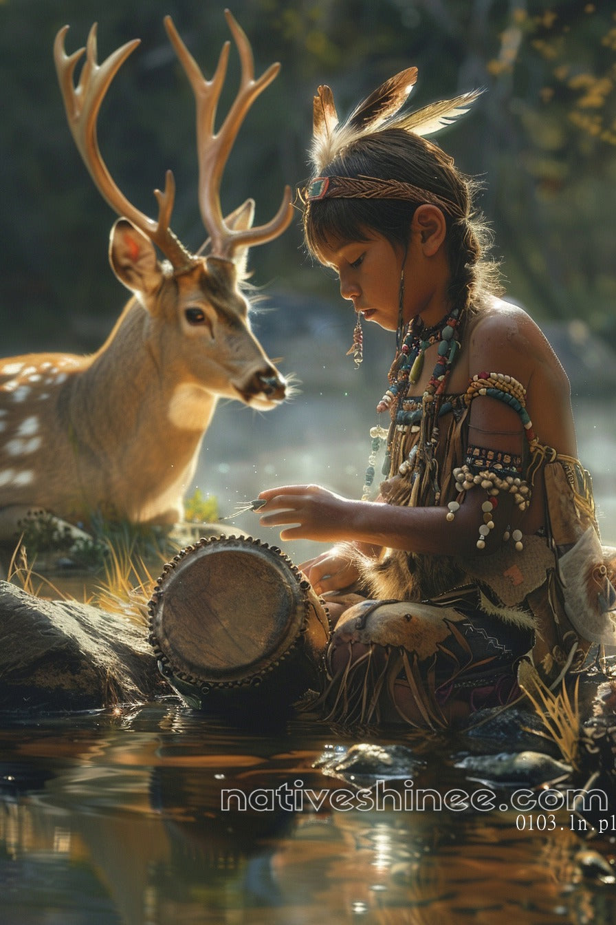 Purest Melody Native American Canvas