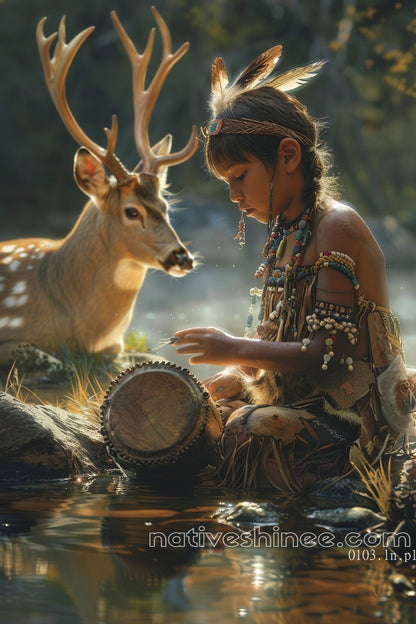 Purest Melody Native American Canvas