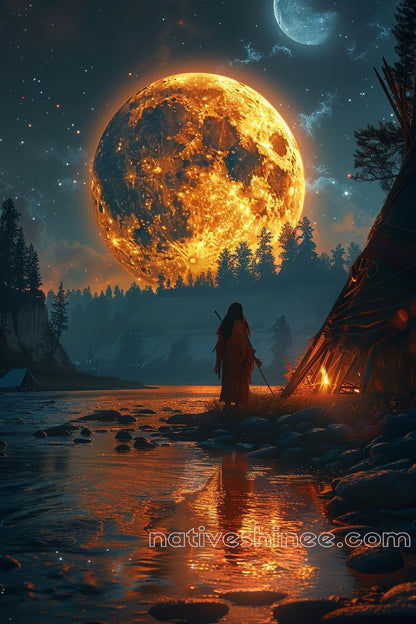 Guiding Light Native American Canvas