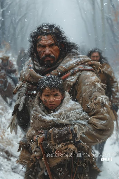 Endurance of the Ancestors Native American Canvas