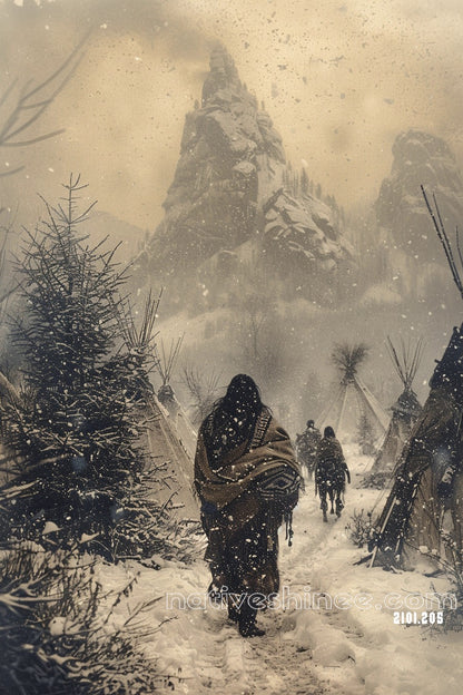 Strengthens Our Path Native American Canvas