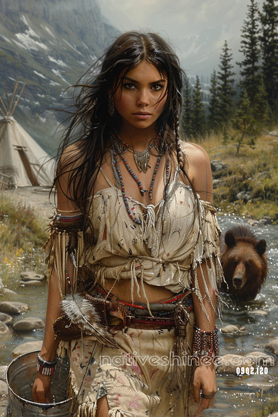 The Greatest Strength Native American Canvas